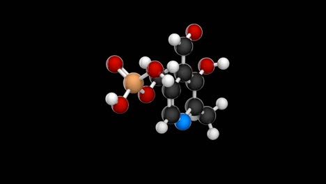 vitamin b6(pyridoxal phosphate). rgb + alpha (transparent) channel.