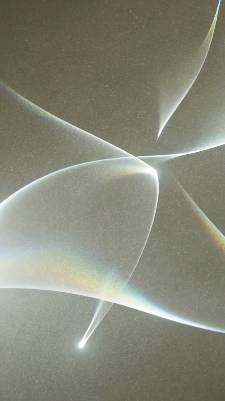 Dynamic Abstract Light Curves with Subtle Rainbow Spectrum