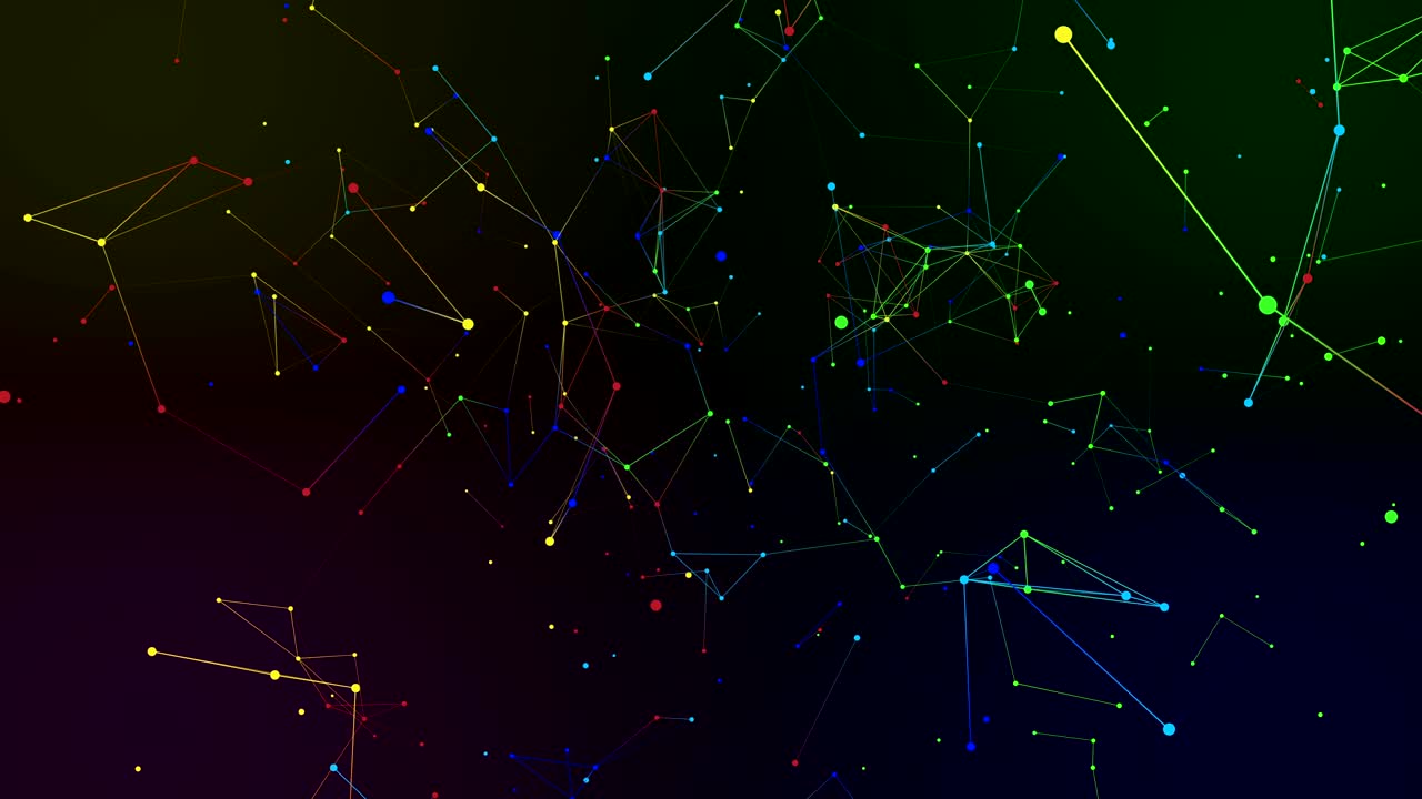 absract geometry background with lines and dots