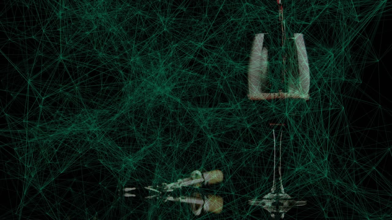 Thin wine stream starting, pouring into glass, rising, mirroring green web on gloss, showing level