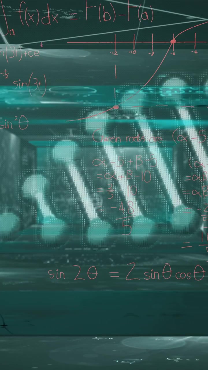 Animation of dna strand and data processing
