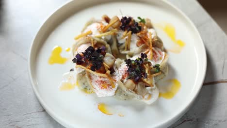köstliche cremige knödel