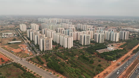 frente de viaje, drone, centralidad de zango, luanda, angola, áfrica, 4