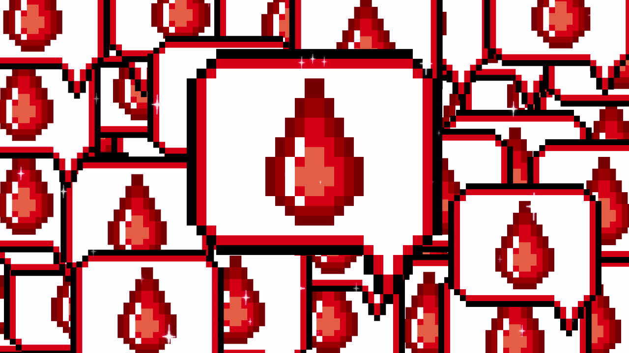 Pixel art pop up speech bubble icon drop Transitions. 1080p - 30 fps - Alpha Channel (3).mov