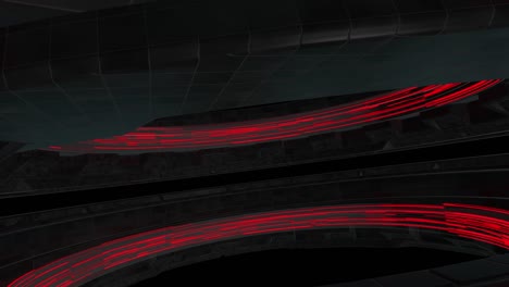 abstract creative sci-fi, hi-tech studio, circular rotating stage concept. neon platform, futuristic 3d rendering.