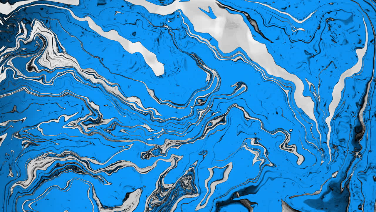 Animazione di sfondo con onde bianche e blu in movimento