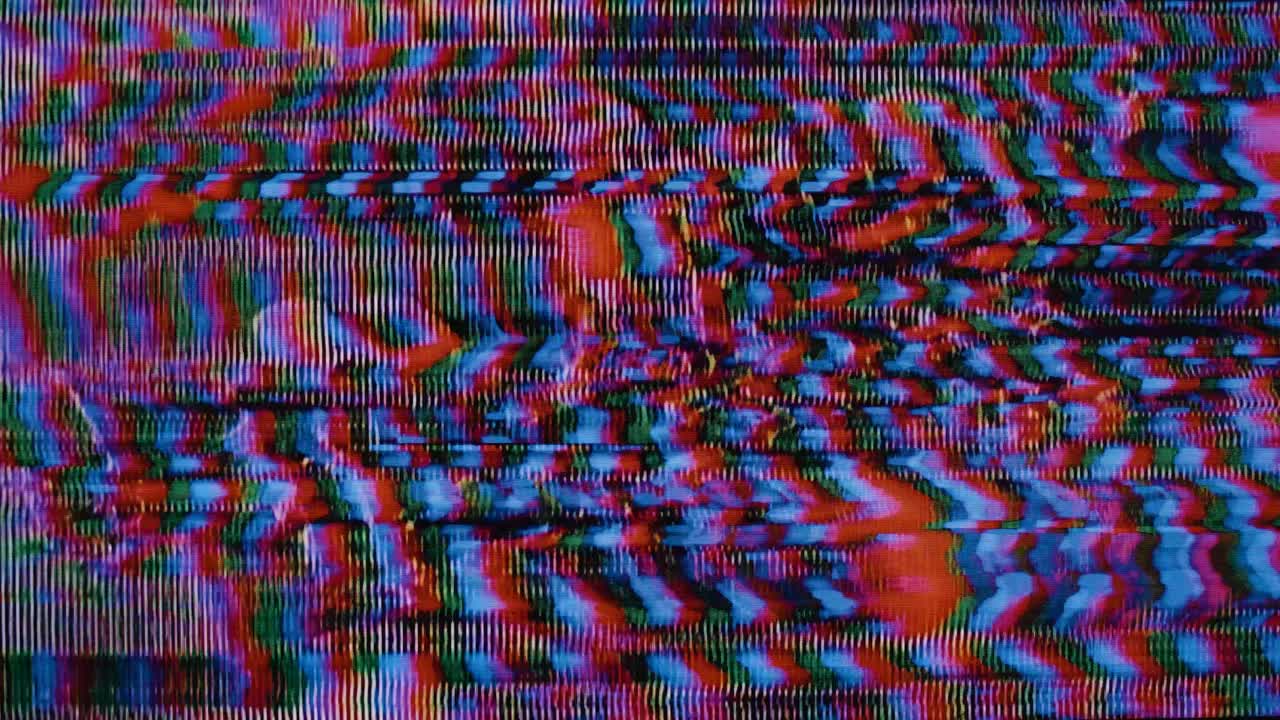 Psychedelic Circuit Board Analog Static Noise Texture