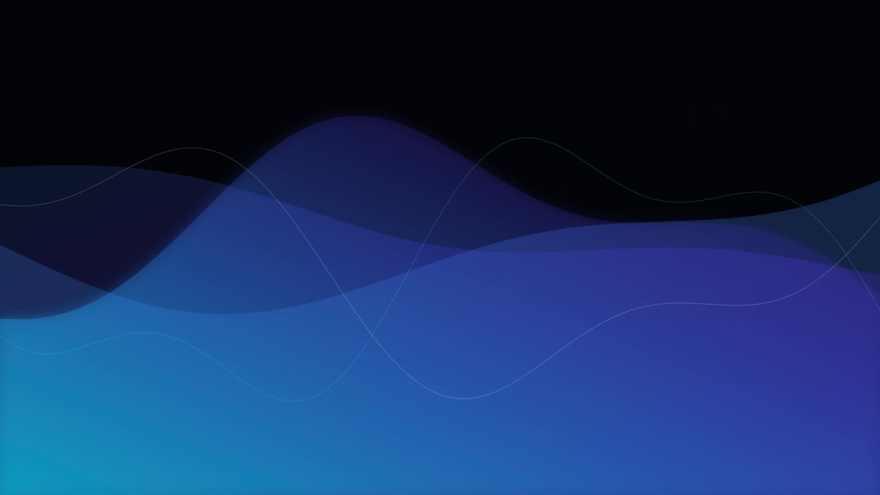 Abstract Blue Wave Motion Background