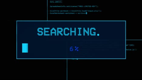 malware found text on screen computer hacking animation data theft scam phishing system warning
