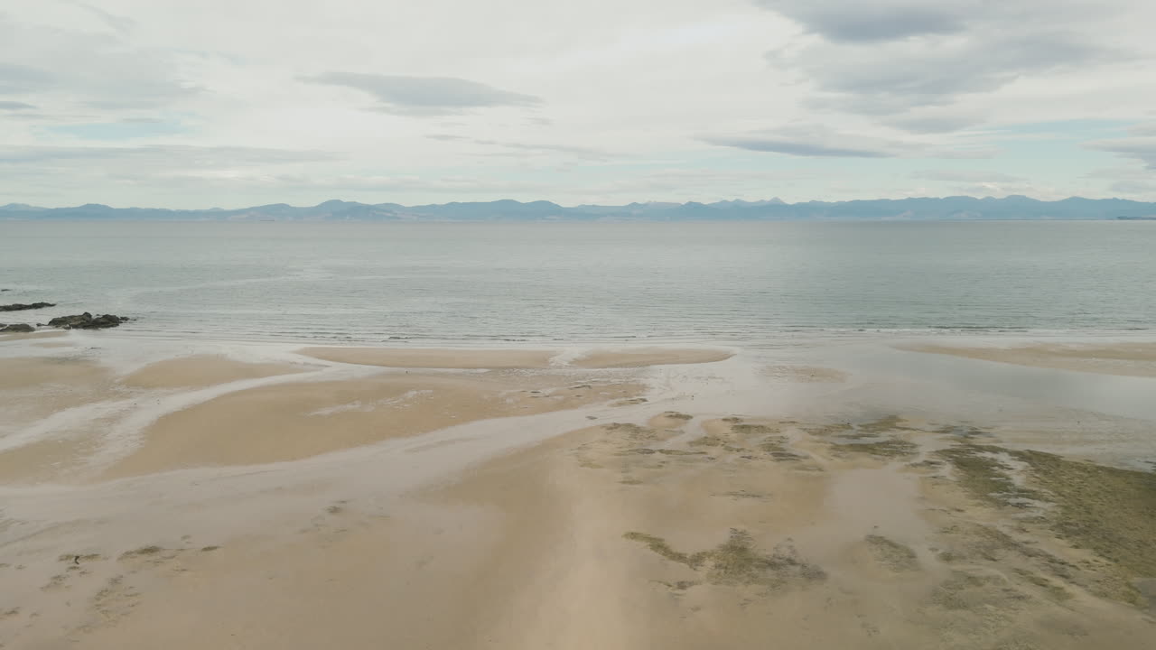 Beach Landscape at Low Tide