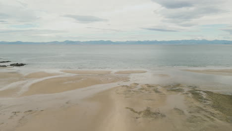 beach landscape at low tide