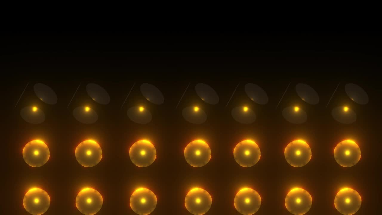 Abstract Glowing Yellow Lights