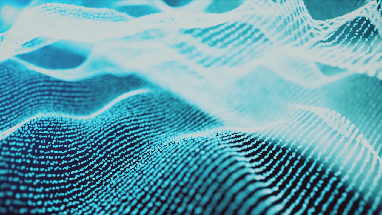 fundo 3d abstrato com ondas em movimento