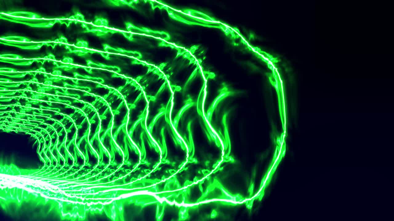 animación de túnel de círculo 3d gráficos de movimiento