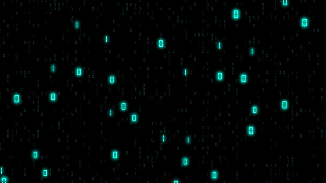 Abstract background with binary code