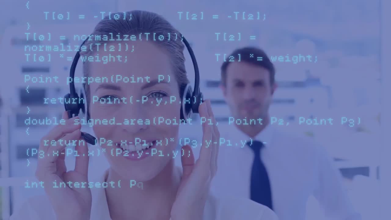 Data processing and busy office