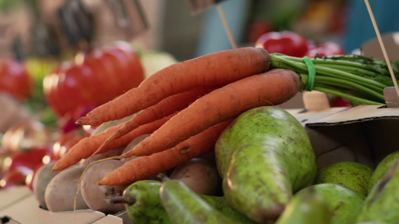 verduras frescas en el mercado