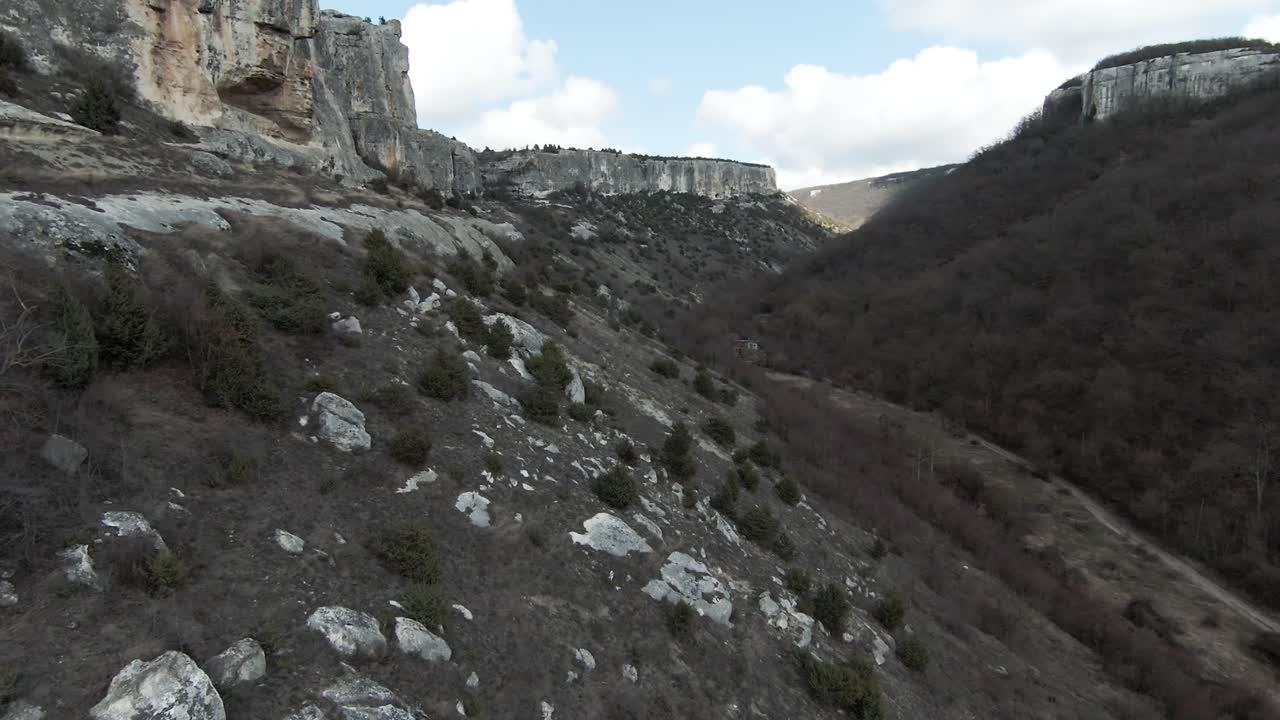 paisaje del valle de la montaña