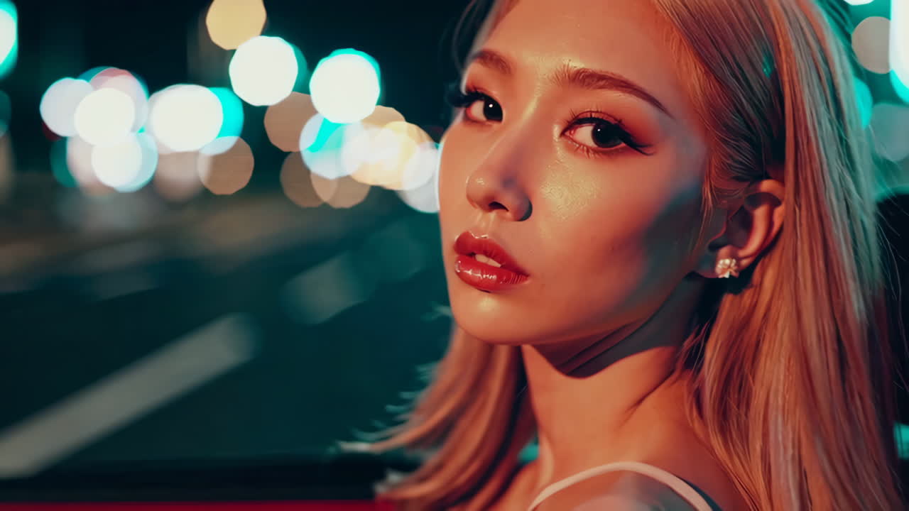 밤의 도시 초상화