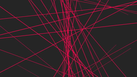 Neonlinien-Mit-Rotem-Farbverlauf-Im-Chaos-Auf-Dunklem-Raum