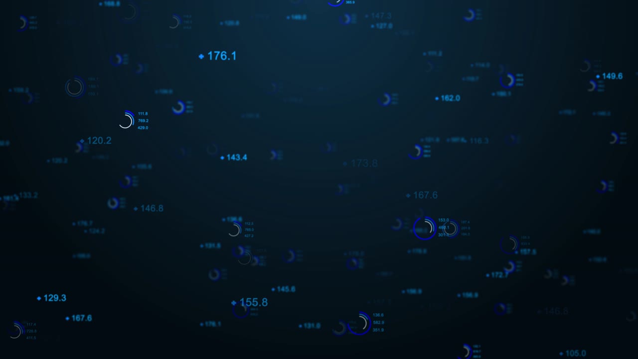 Financial global business charts graphs and diagrams infographic interface graphs numbers background