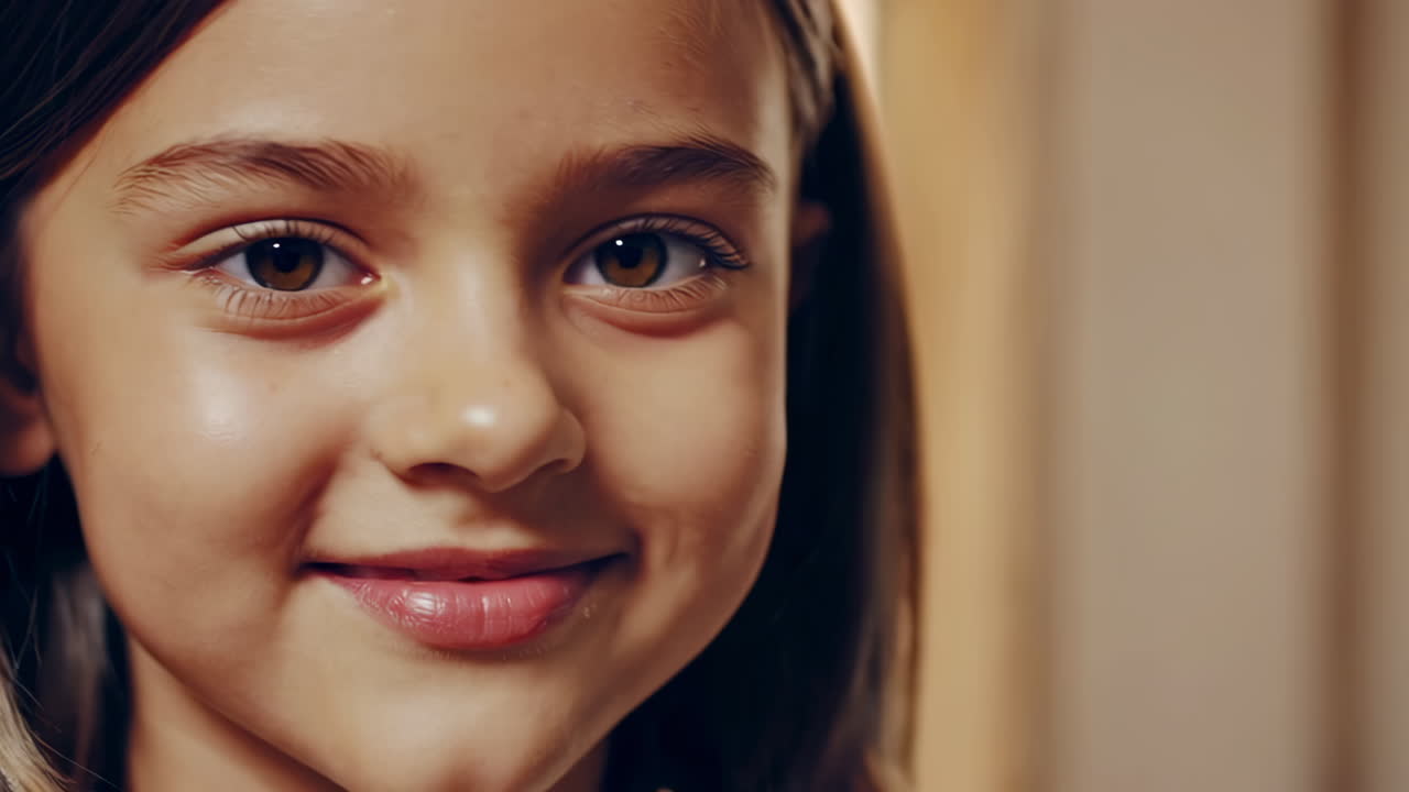 retrato de una chica sonriente