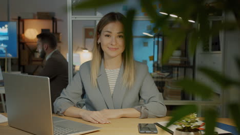 woman in the office