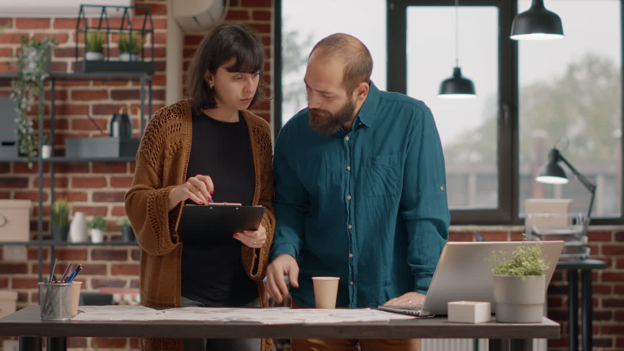 Team working in office