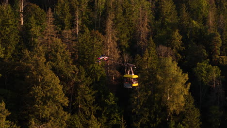 sigulda adventures, cable car riding over the scenic gauja river valley.