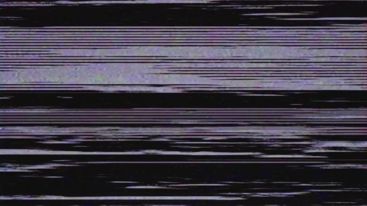 Neve televisiva VHS retrò con interferenza glitch