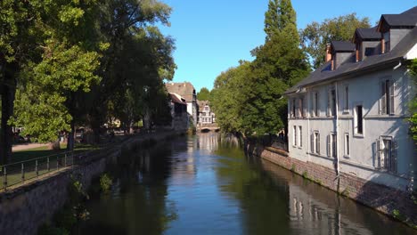 ponts couverts in la petite france on a sunny day