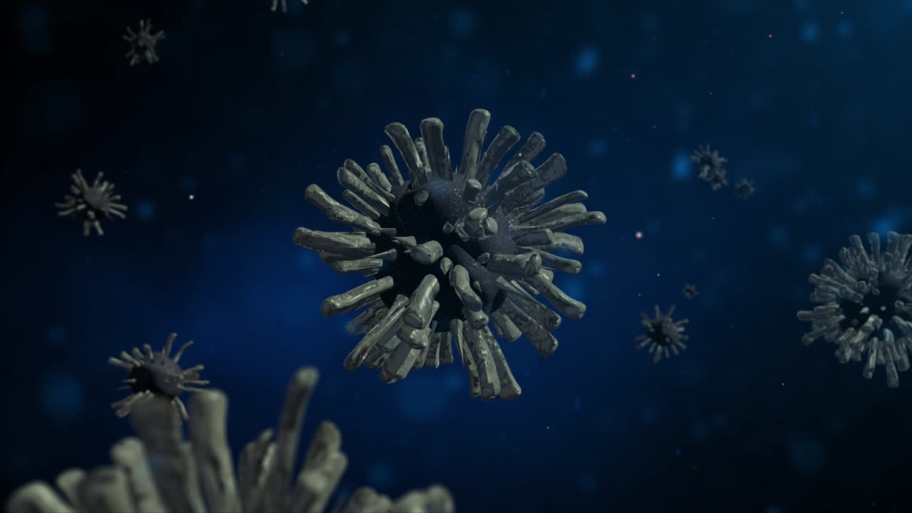 ilustración de la estructura del virus