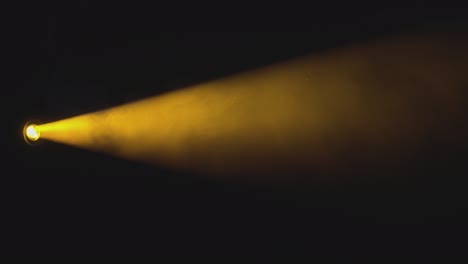 círculo de luz y humo