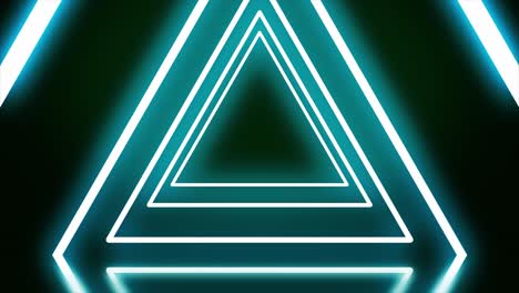 abstract neon triangle background