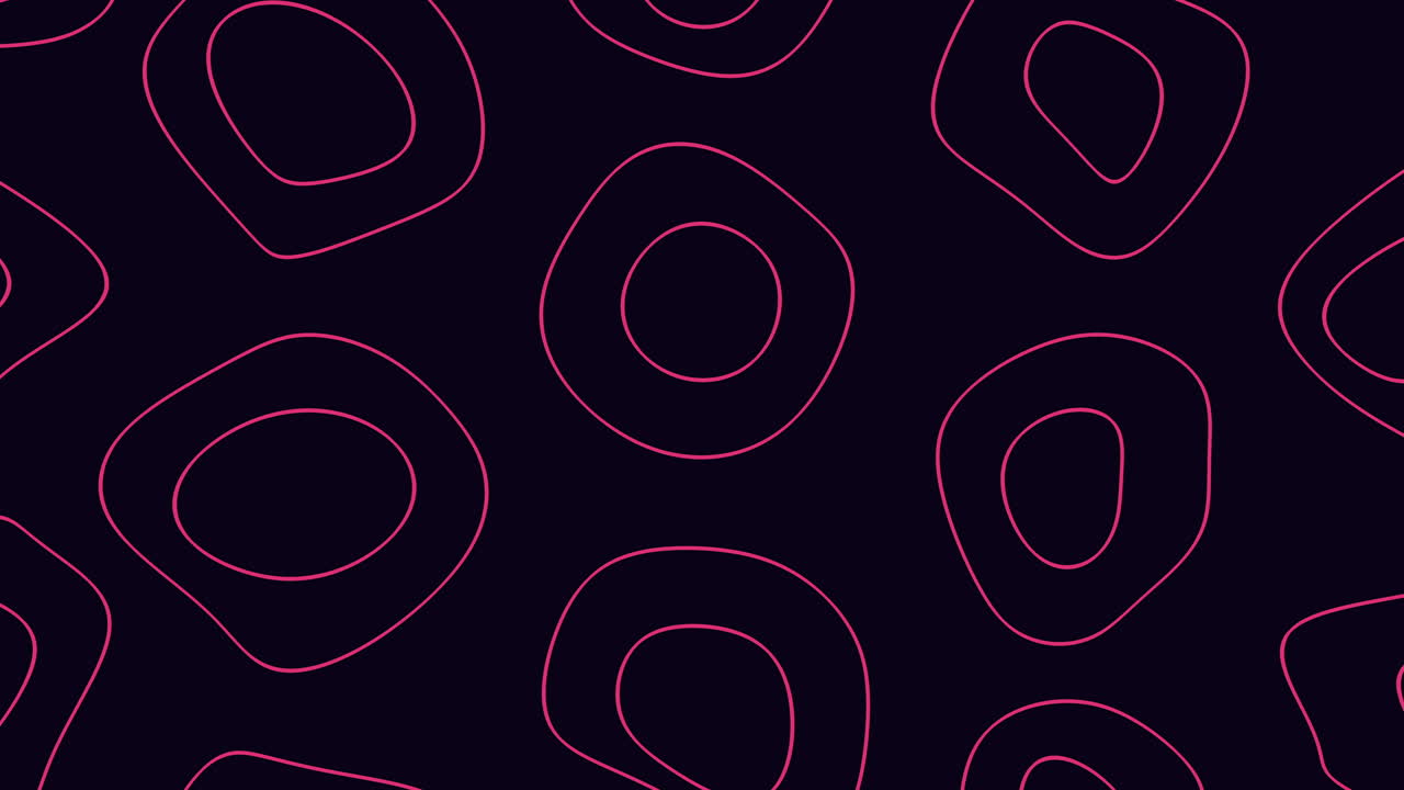 Dynamic red line seamless pattern on a black background