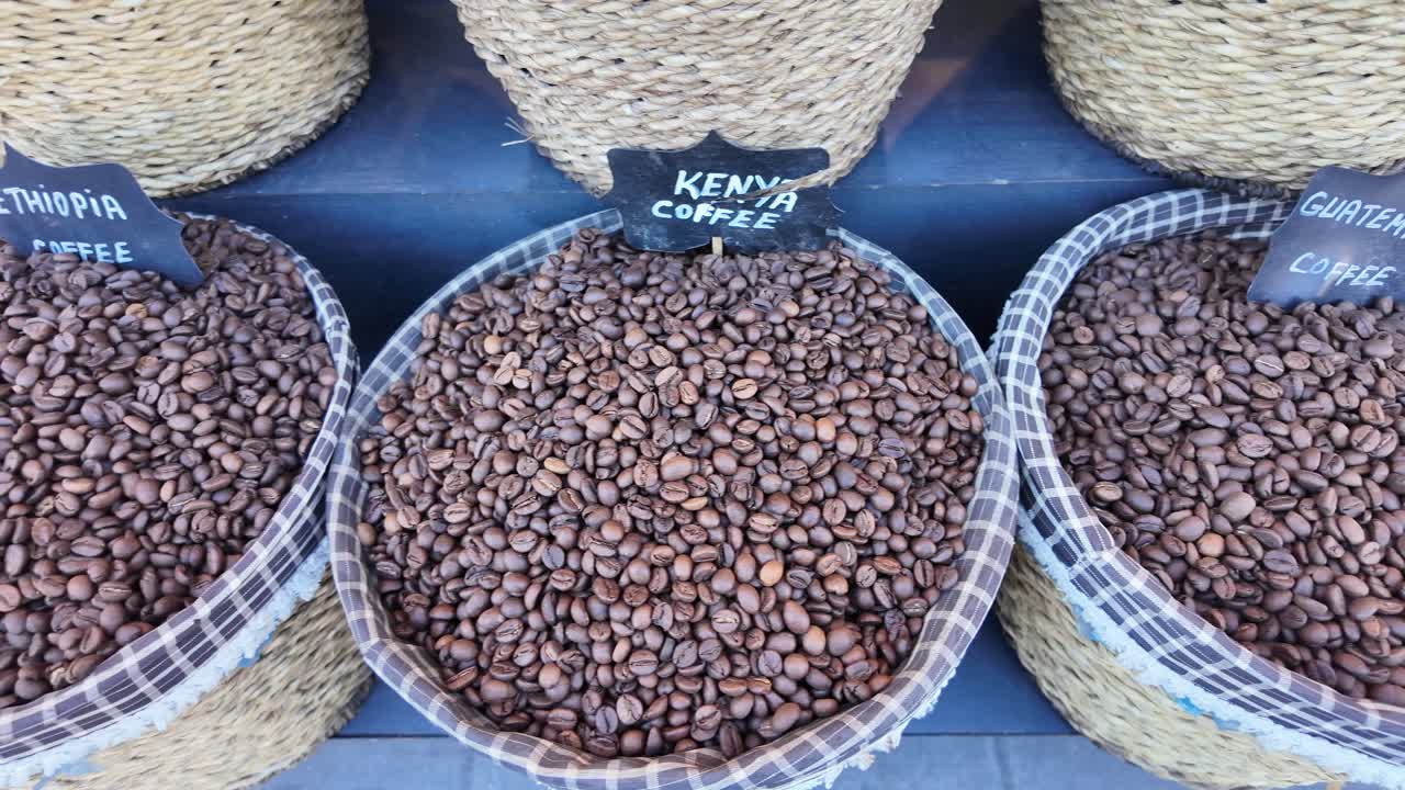 Coffee Beans From Kenya and Guatemala