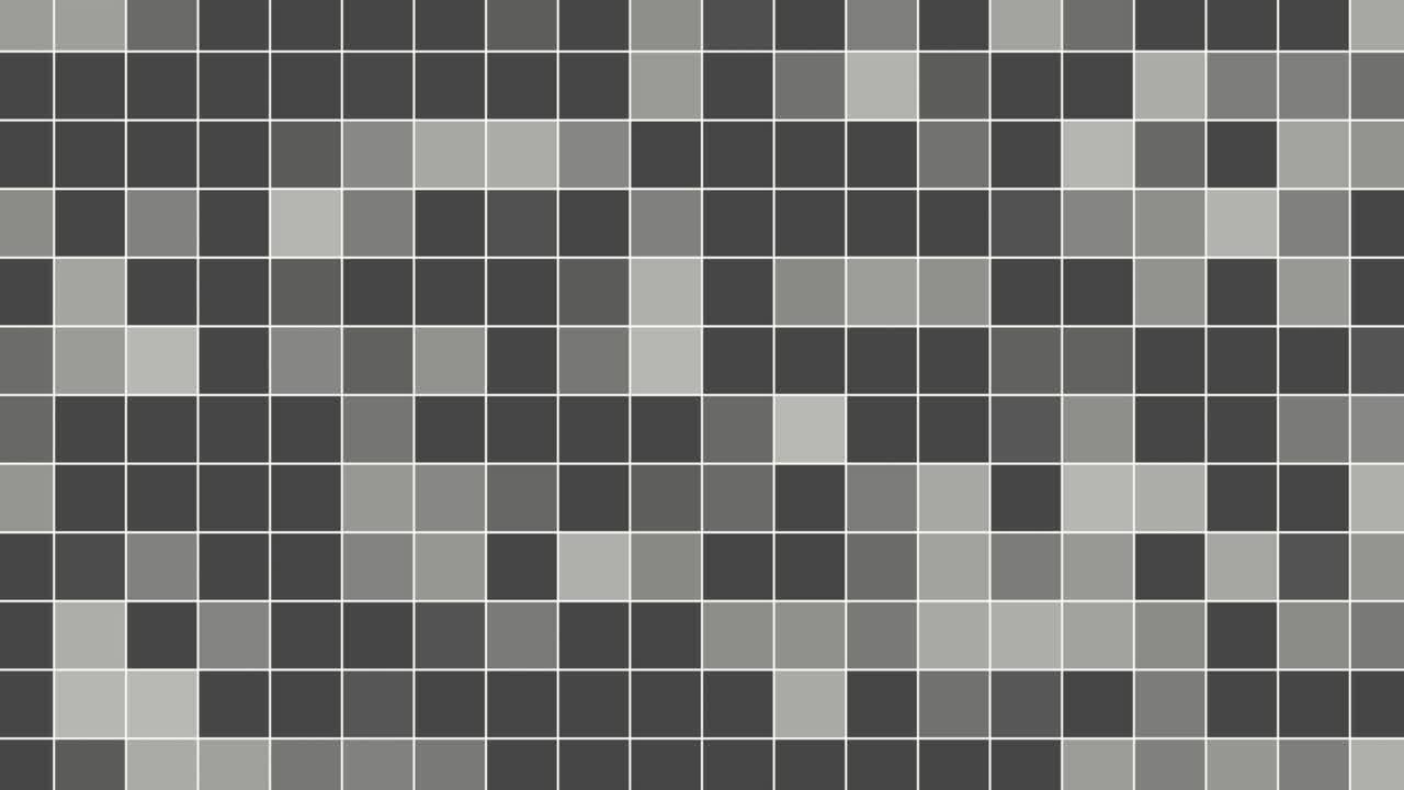 Black gradient squares seamless geometric pattern