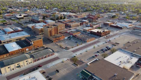 North-Platte,-Nebraska,-downtown-and-surrounding-town