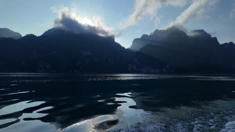 Times-view-of-lake-Khao-Sok-National-Park,Surat-Thani,Thailand