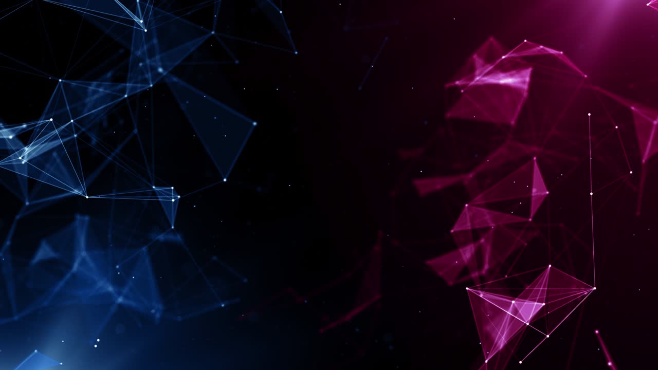 Plexus abstract network titles technology science background loop