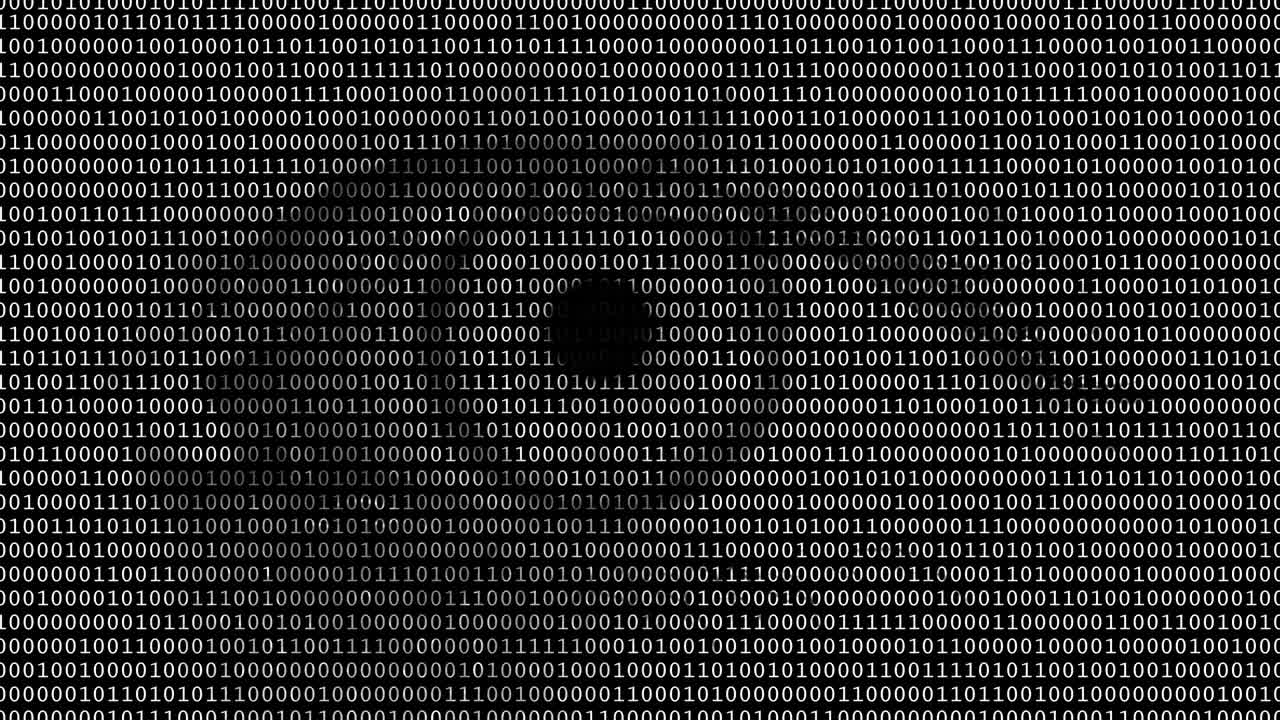 Binary digital eye reading code