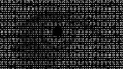 código de lectura binaria digital para el ojo