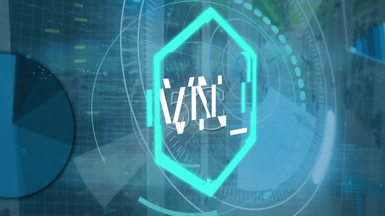 animación de sobres digitales sobre pantallas y fondo de cuadrícula