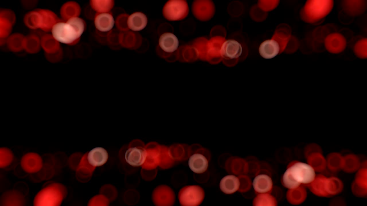animación de alta calidad roja de fondo de navidad abstracto borroso con luces desfocalizadas bokeh. bucle sin costuras