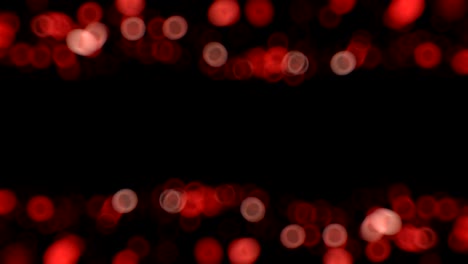animación de alta calidad roja de fondo de navidad abstracto borroso con luces desfocalizadas bokeh. bucle sin costuras