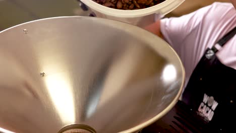 transformación de los granos de cacao