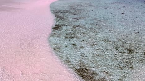 Klares-Meerwasser-Mit-Atemberaubender-Sandbank-Bei-Ebbe-Auf-Den-Philippinen