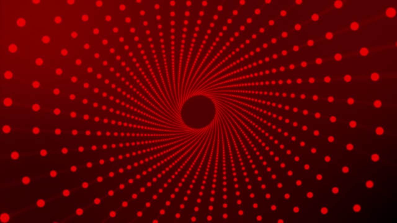 회전하는 점- 빨간색