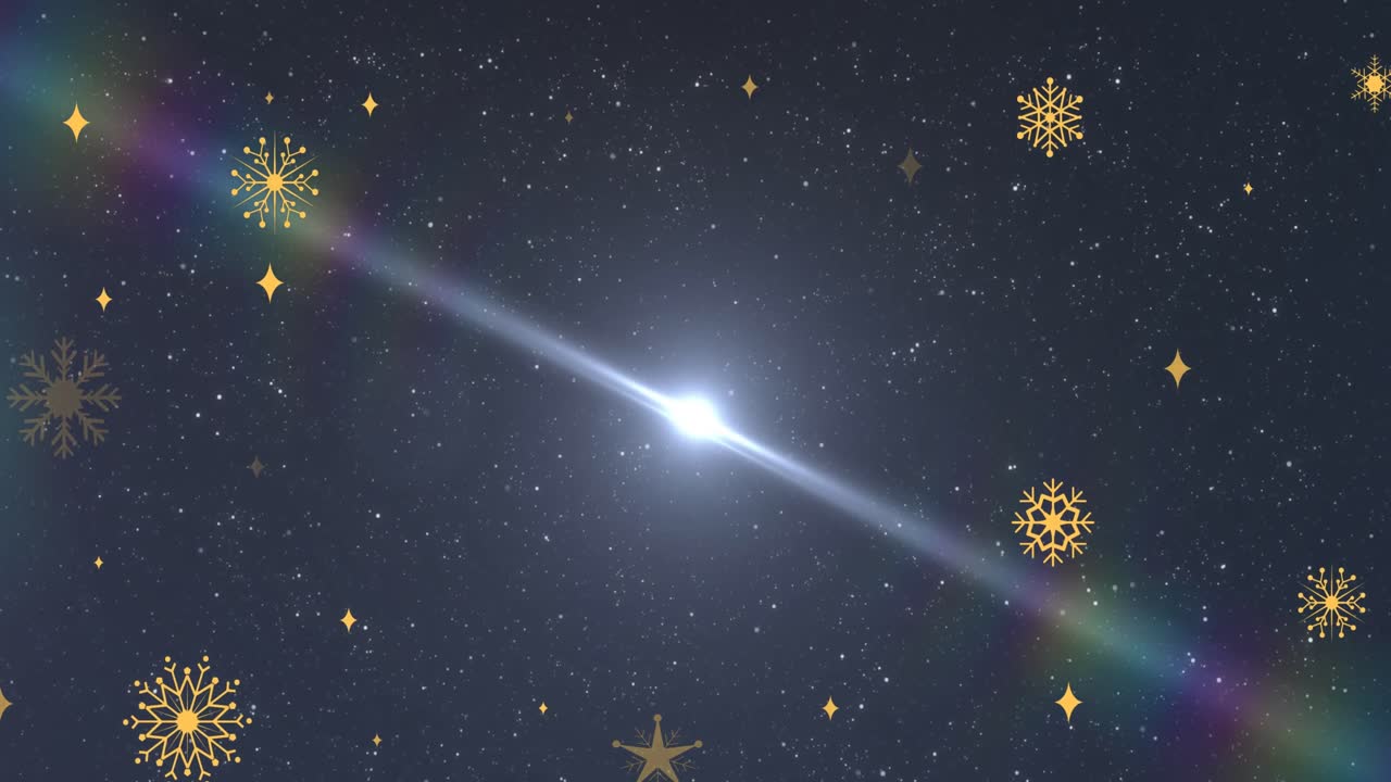 코피 공간과 함께 검은 바탕에 박이는 눈알과 반이는 빛의 애니메이션