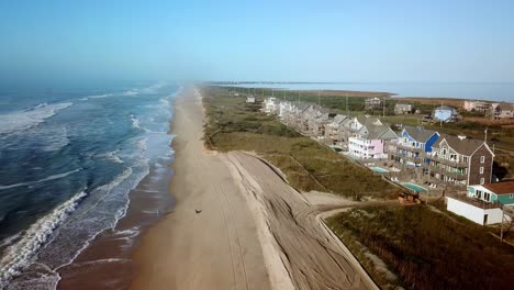 the outer banks aerial from frisco nc, frisco north carolina